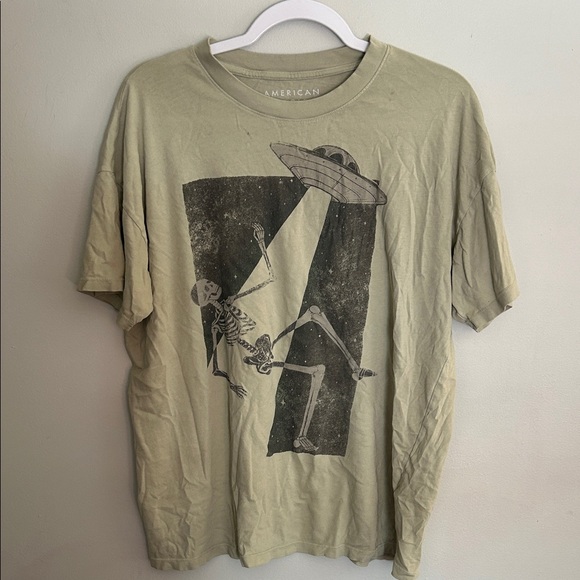 American Eagle Outfitters Other - American Eagle Outfitters UFO Skeleton Graphic Tee